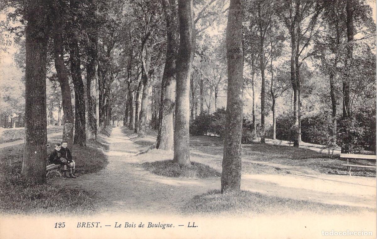 Postales: Postal de Brest Francia Le Bois de Boulogne