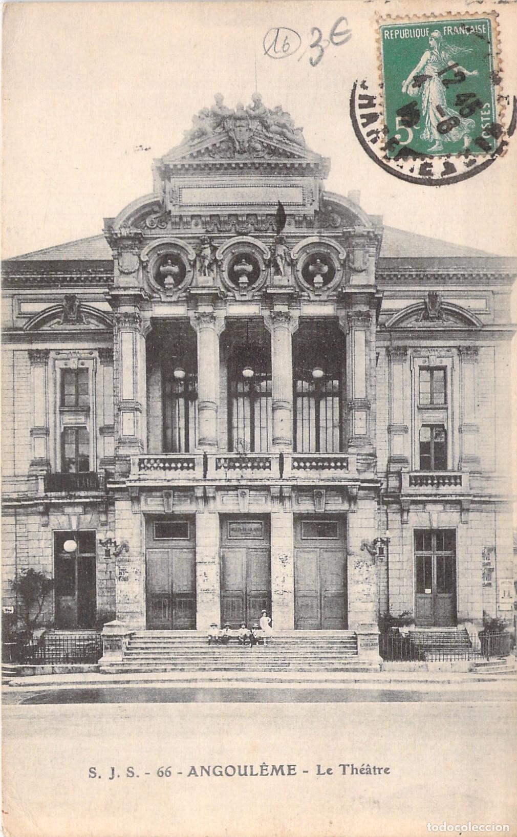 Postales: Postal de Angulema, Fachada del Teatro