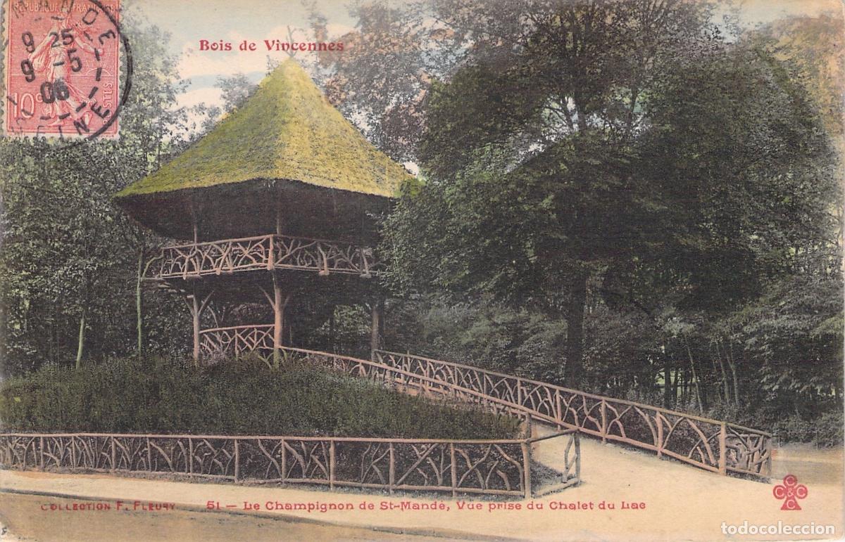 Postales: Postal antigua de Le Champignon de St-Mand&eacute; en Bois de Vincennes, Par&iacute;s