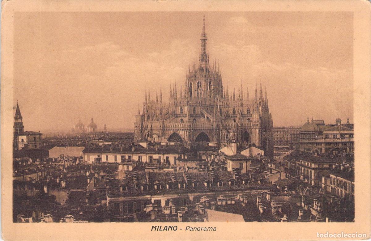 Postales: Postal de Mil&aacute;n Panorama Catedral Duomo