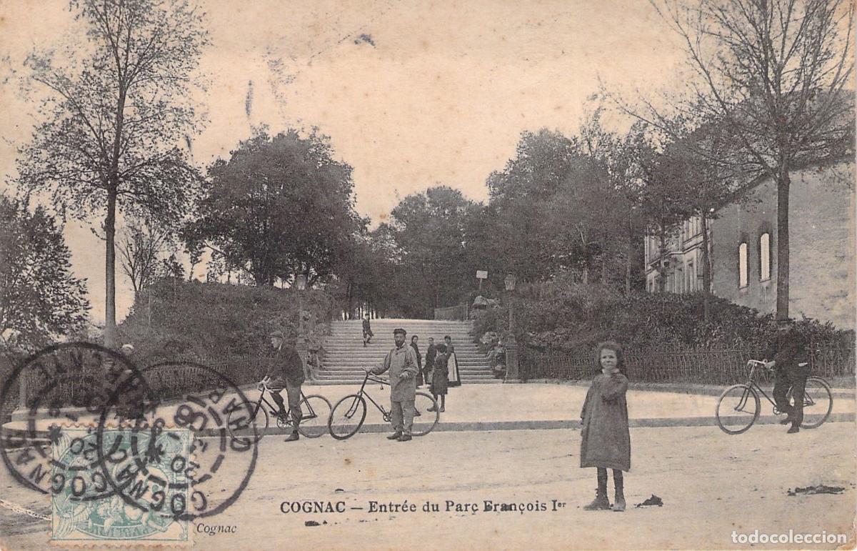 Postales: Postal de la entrada al Parque Fran&ccedil;ois Ier en Cognac