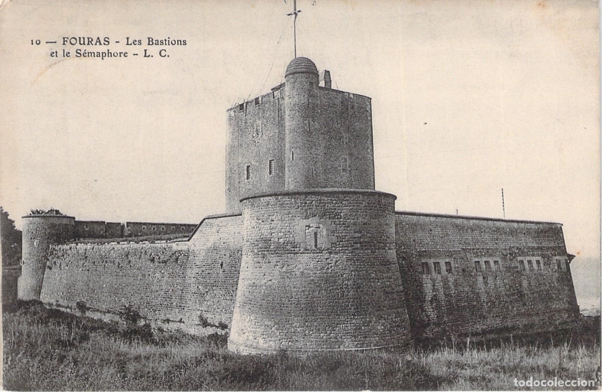 Postales: Postal de Fouras Les Bastions y Sem&aacute;foro en Francia