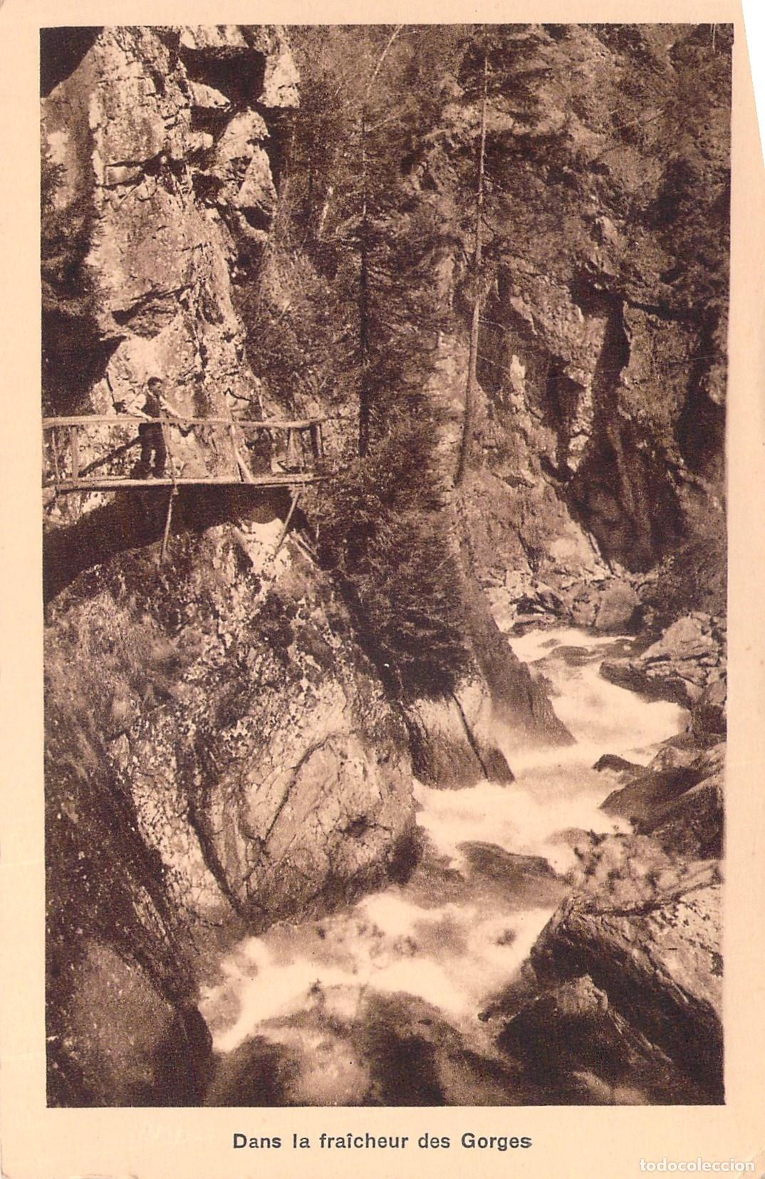 Postales: Postal de Gorges de la Diosaz cerca de Chamonix