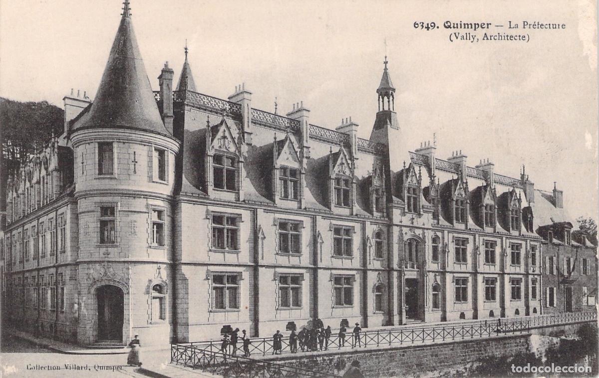 Postais: Postal de la Prefectura en Quimper, Francia