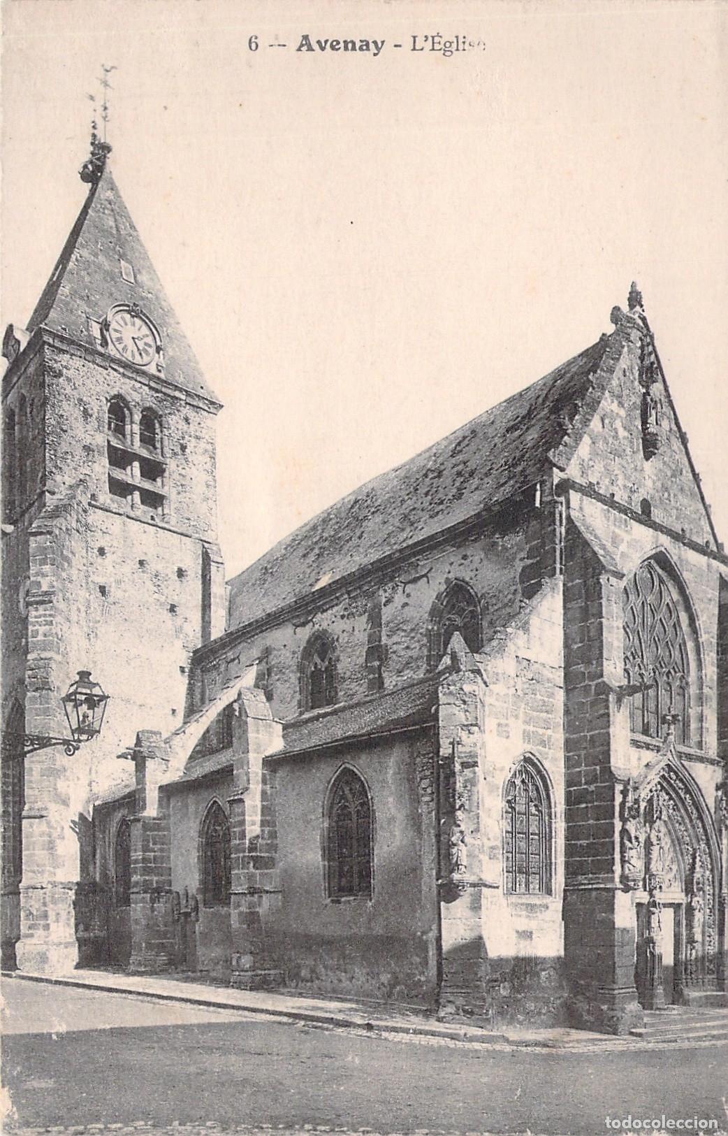 Postales: Postal de la Iglesia en Avenay, Francia