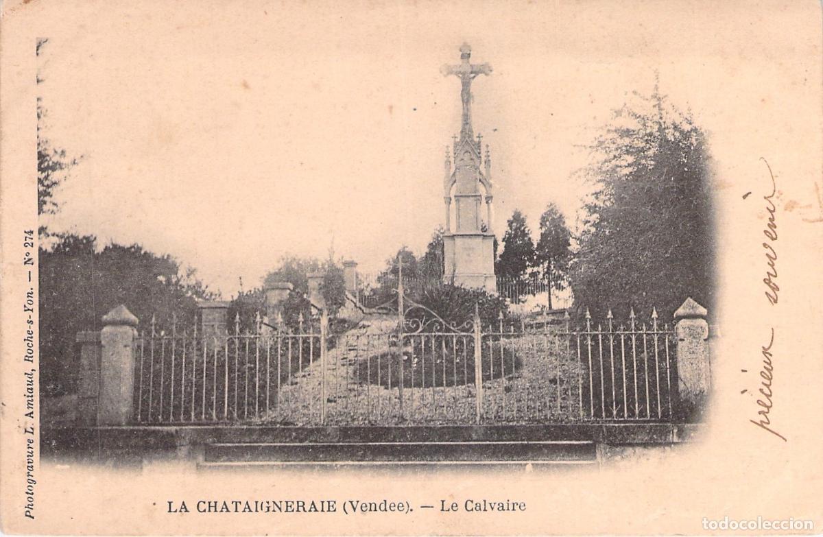 Postales: Postal de Le Calvaire en La Chataigneraie, Vandea, Francia