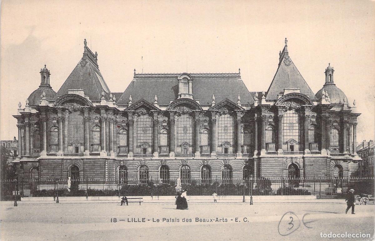 Postales: Postal del Palacio de Bellas Artes en Lille, Francia