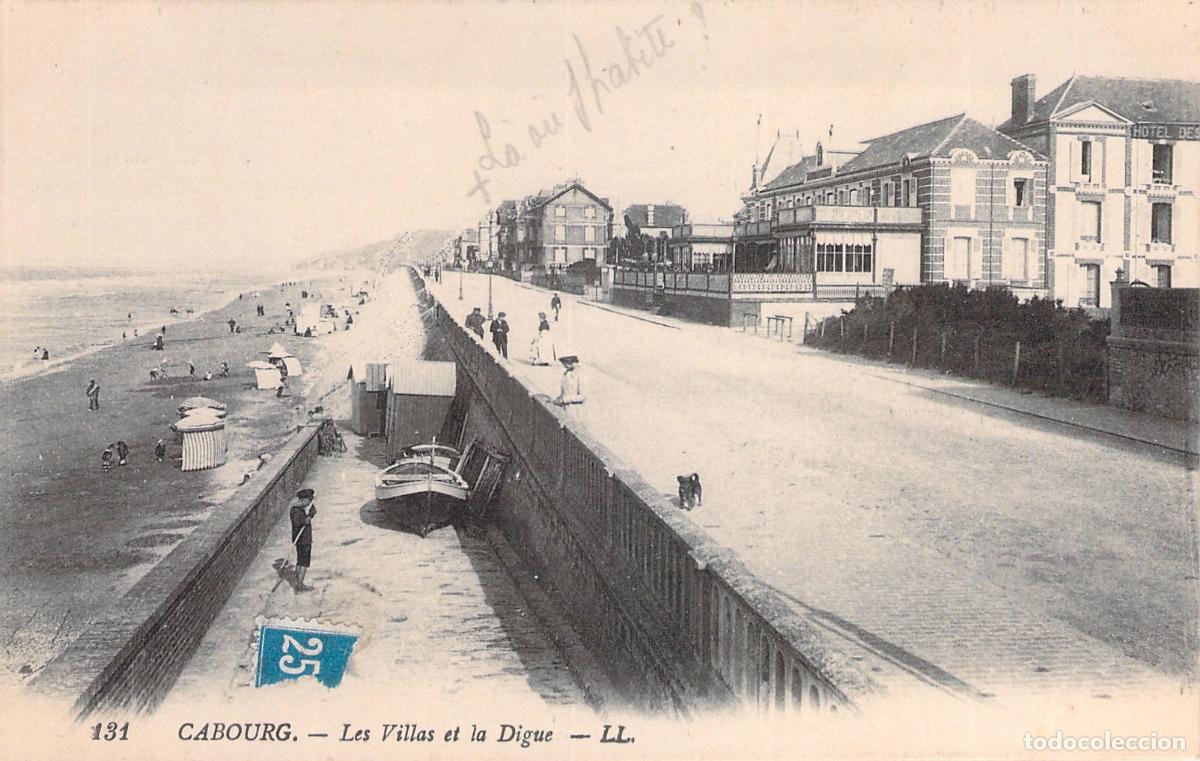 Postales: Postal de Cabourg Les Villas et la Digue Francia