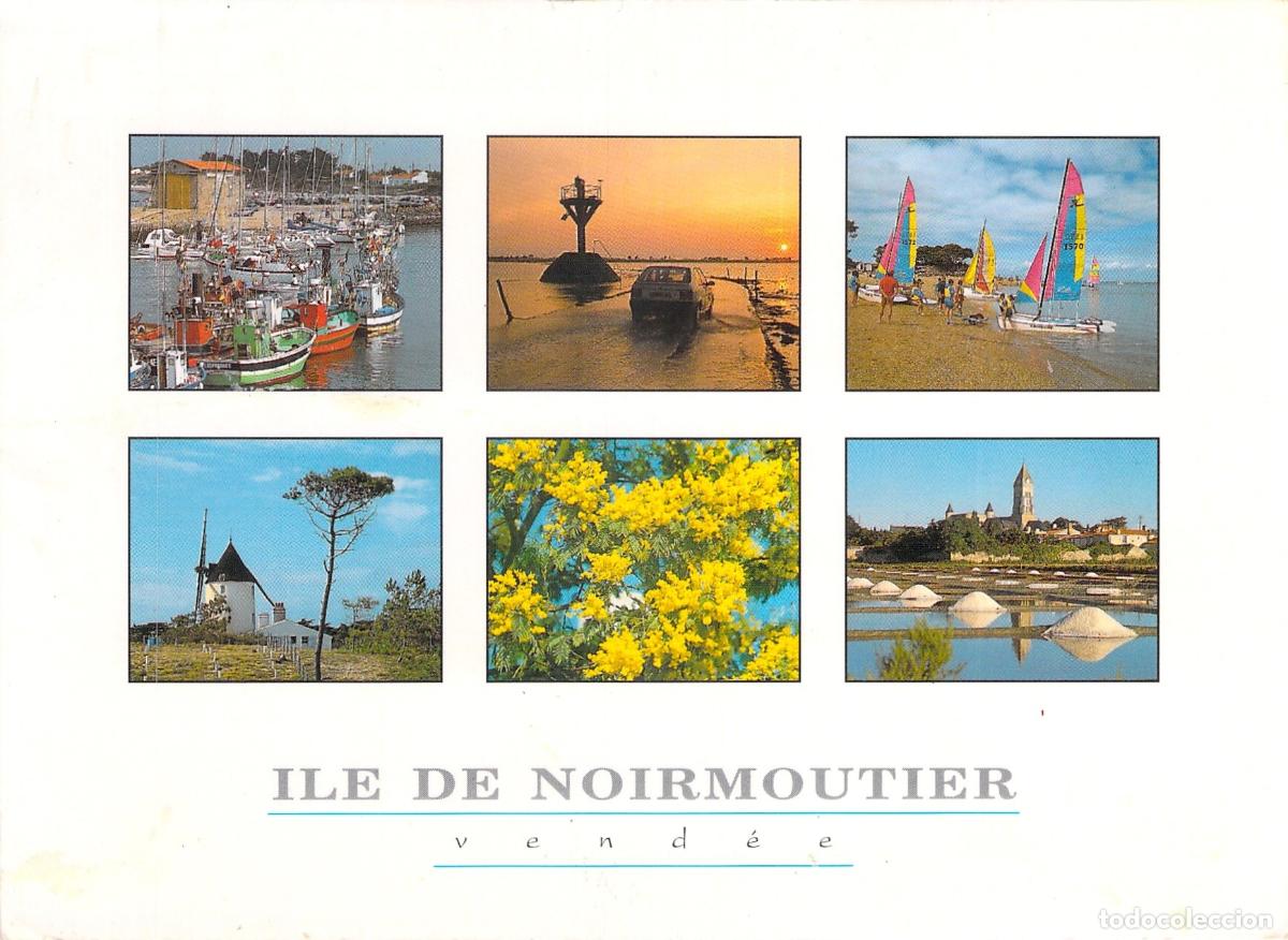 Postales: Postal de la Isla de Noirmoutier en Vend&eacute;e, Francia