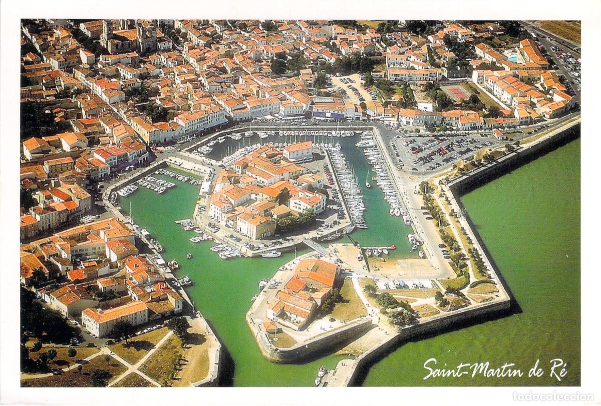 Cartes Postales: Postal de vista a&eacute;rea del puerto de Saint-Martin-de-R&eacute;