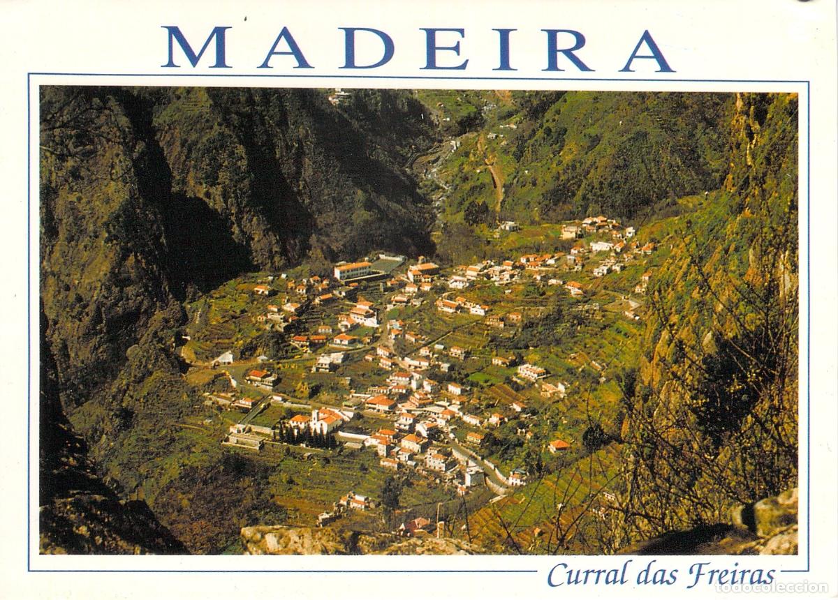 Postales: Postal de Curral das Freiras Madeira, Centro del pueblo
