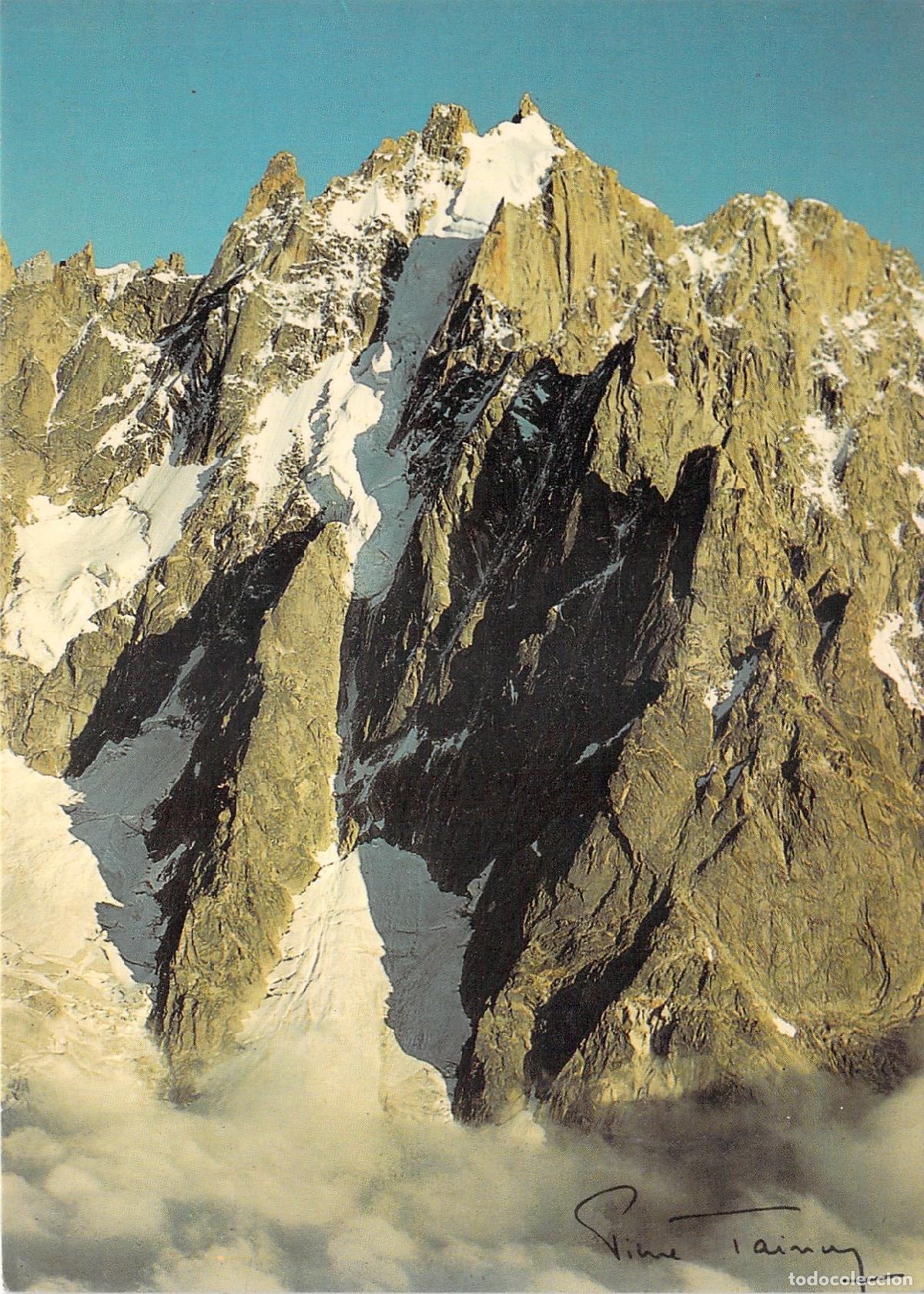 Postales: Postal de los Alpes Franceses Aiguille du Plan en Chamonix