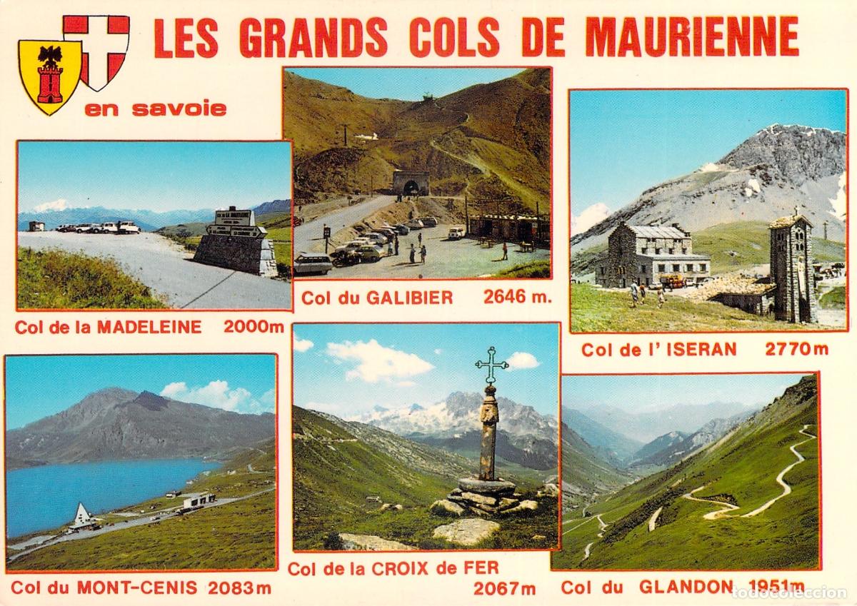 Postales: Postal de los Grandes Pasos de Monta&ntilde;a de Maurienne en Saboya
