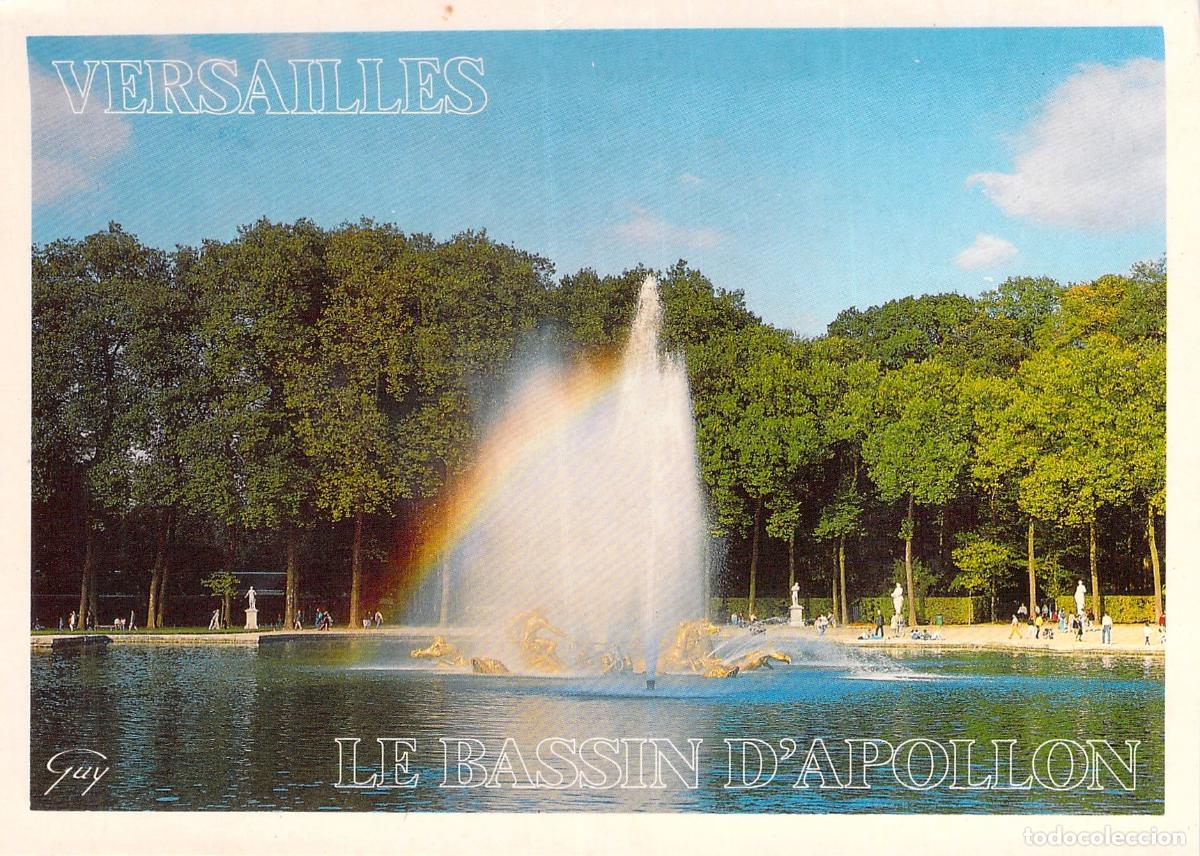 Postales: Postal de la Fuente de Apolo en el Palacio de Versalles