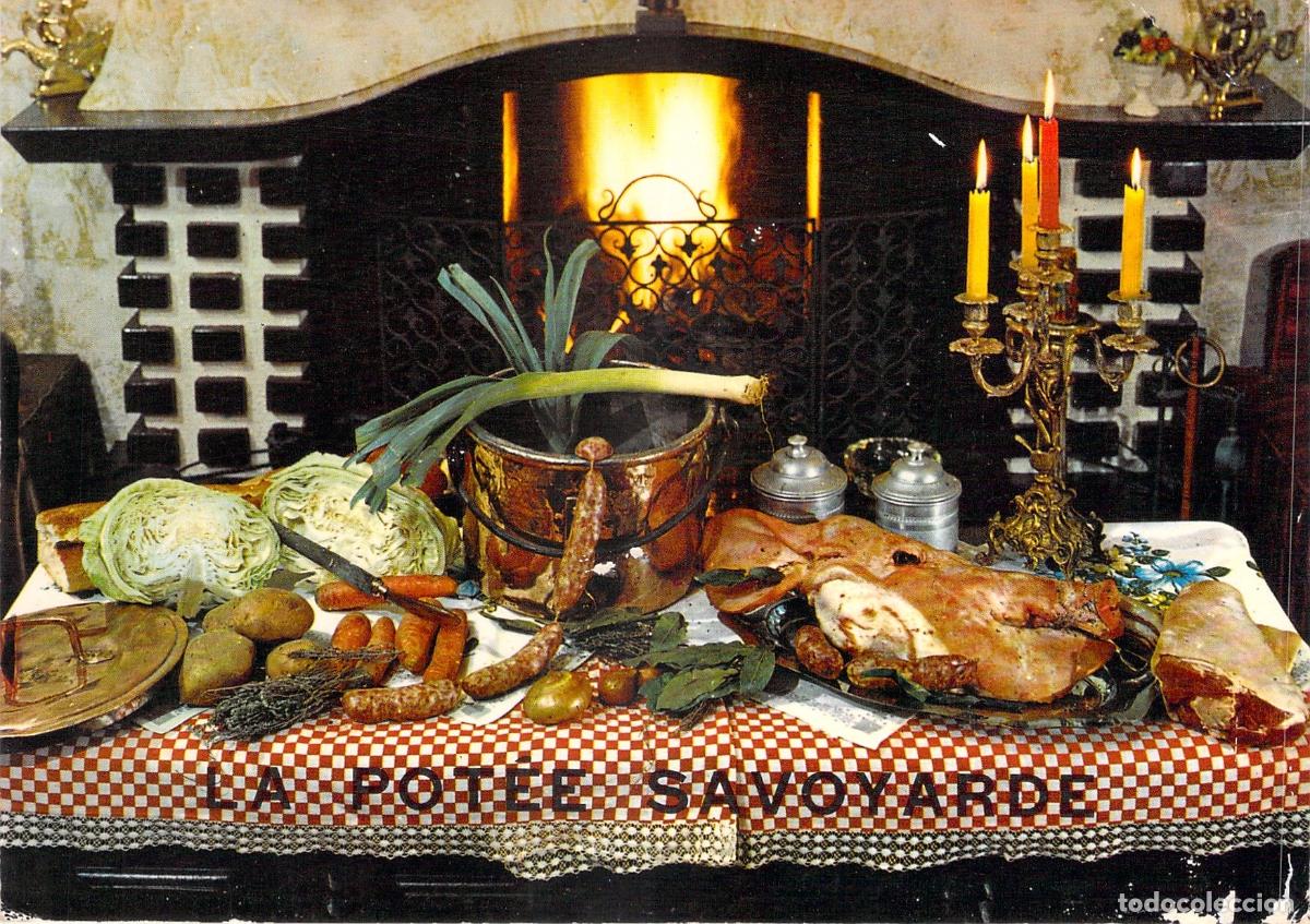 Postales: Postal de Receta Tradicional Francesa La Pot&eacute;e Savoyarde