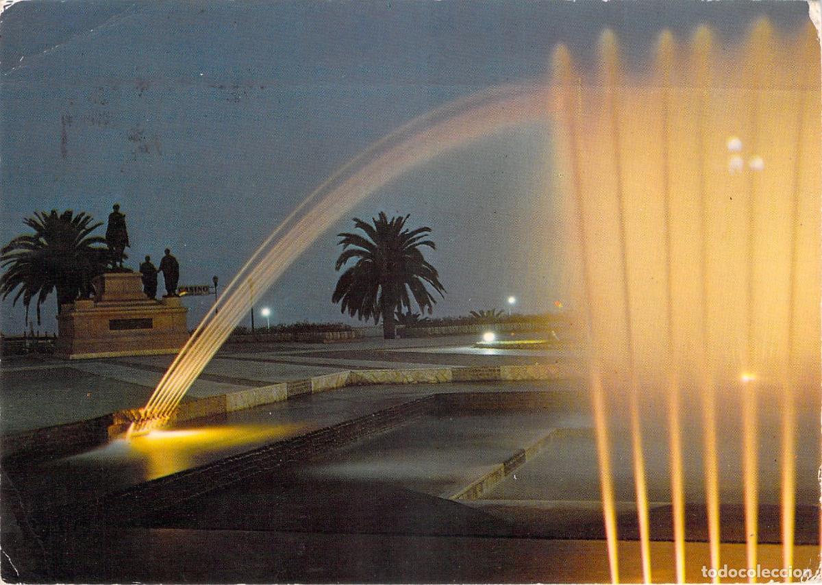 Postales: Postal de Ajaccio C&oacute;rcega Fuente Place de Gaulle