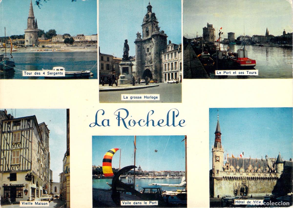 Postales: Postal de vistas m&uacute;ltiples de La Rochelle, Francia