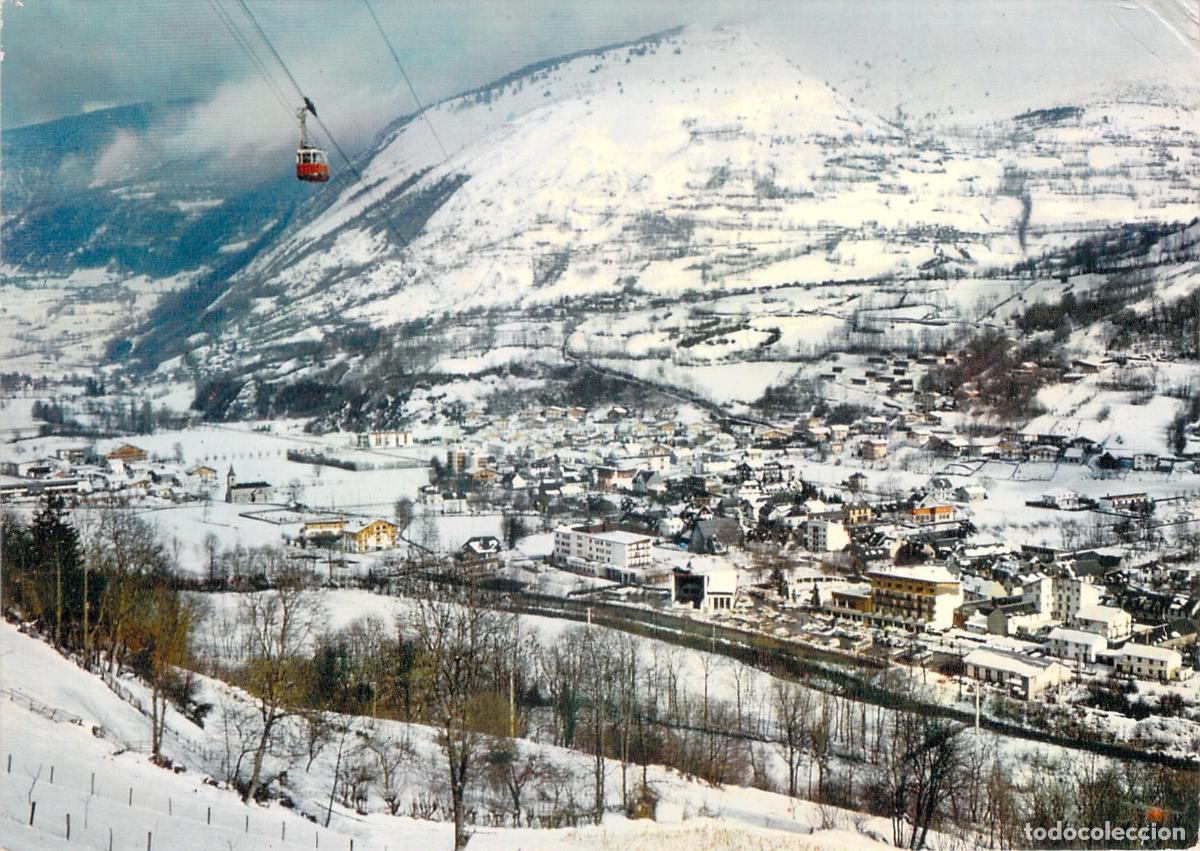 Postales: Postal de Saint-Lary en Invierno Valle de Aure Francia