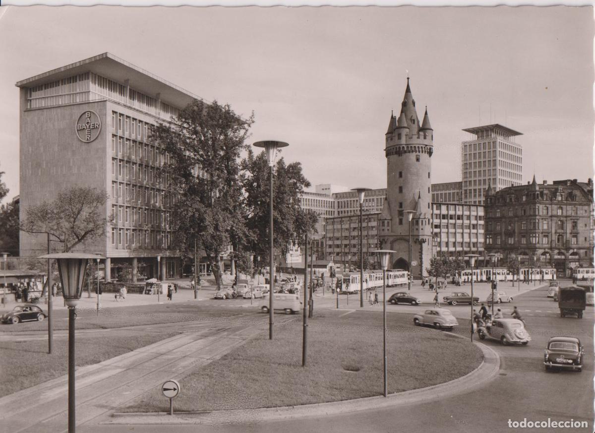 Postales: ALEMANIA, FRANKFURT DE MAIN, PLAZA ESCHENHEIMER TOR - ECHT FOTO 5339 &ndash; S/C