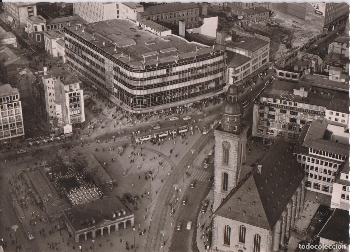Postales: ALEMANIA, FRANKFURT DE MAIN, LA PLAZA HAUPTWACHE, ALMACENES KAUFHOF - AERO LUX 2515/54 &ndash; S/C