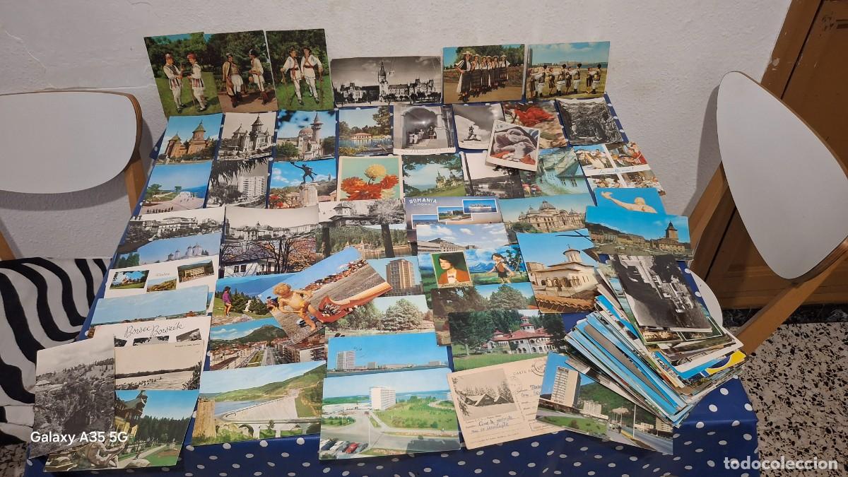 Postales: Lote de 123 postales circuladas de Ruman&iacute;a,a&ntilde;os 50-60-70