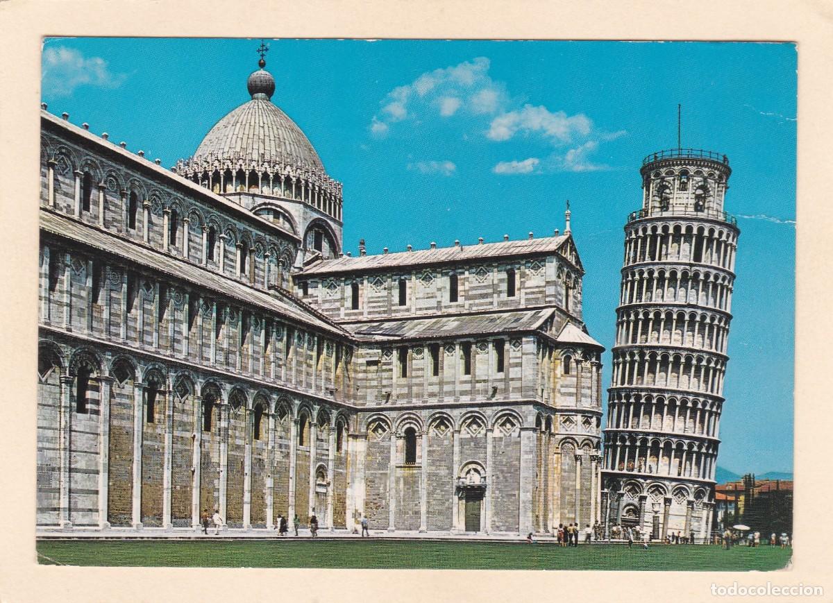 Postales: PISA (ITALIA). PIAZZA DEL DUOMO. DUOMO. TORRE. BATISTERIO - FRANQUEO