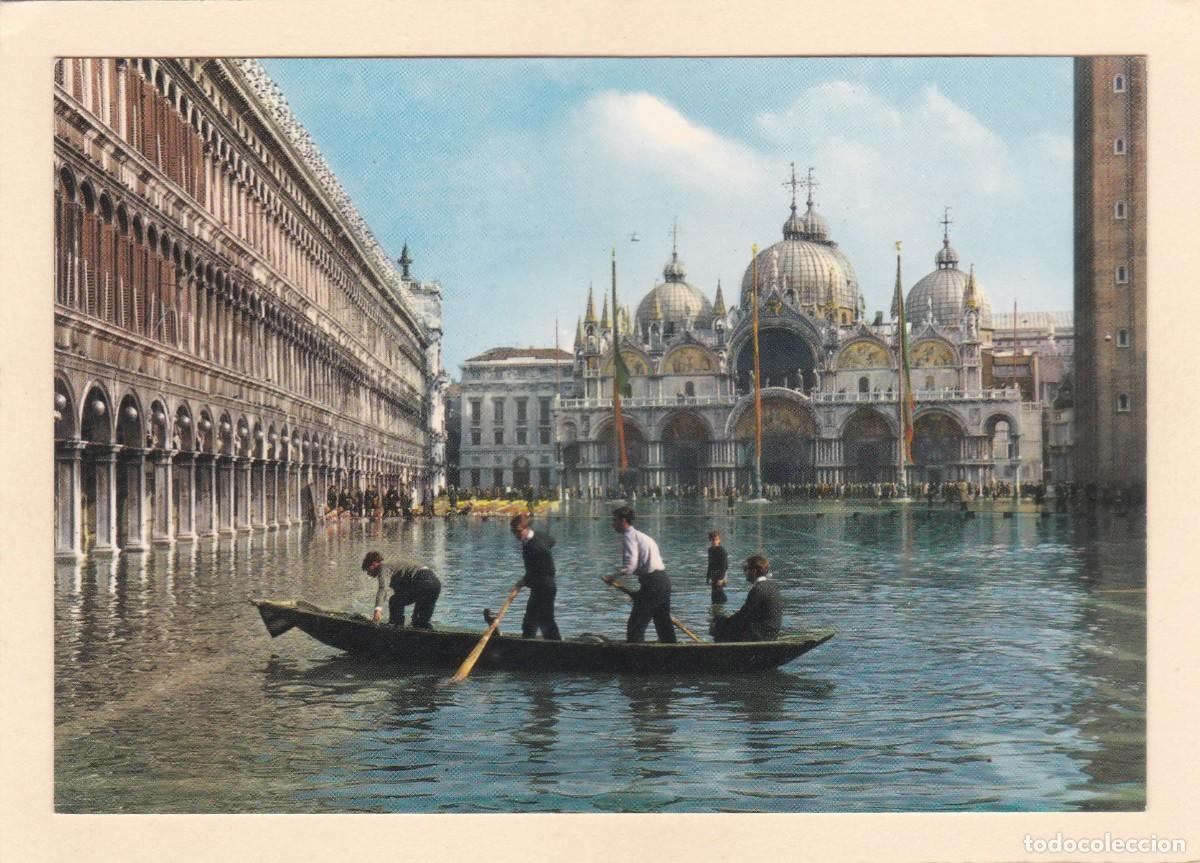 Postales: VENECIA (ITALIA). ECCEZIONALE ALTA MAREA IN PIAZZA S. MARCO