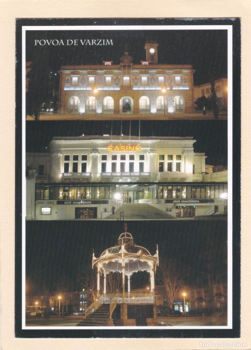 Postales: POVOA DE VARZIM (PORTUGAL). CASINO. C&Aacute;MARA. CORETO
