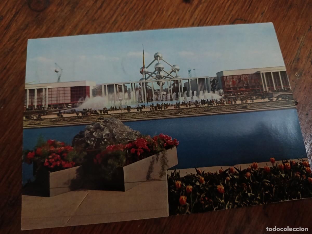 Postales: POSTAL DE BRUSELAS CIRCULADA 1958.