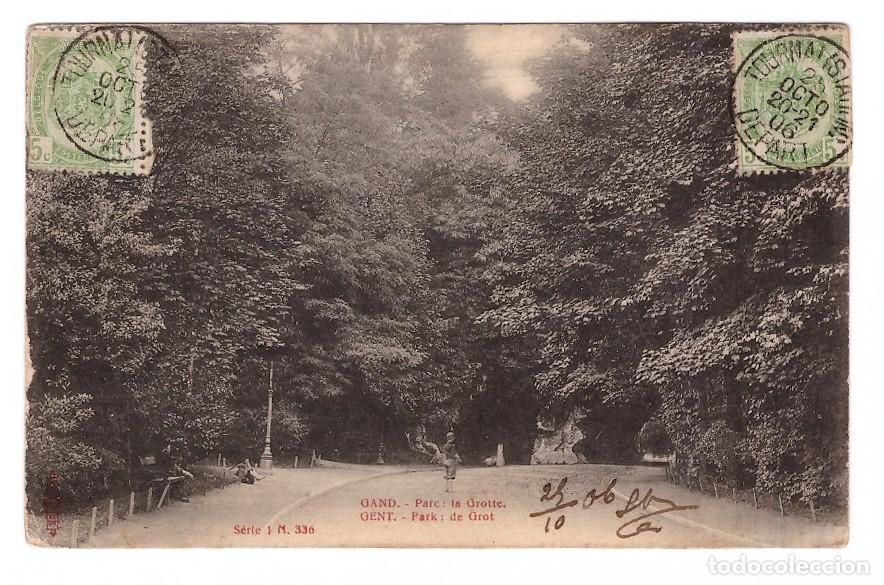 Postales: Belgium Gand Gent - Parc Grotte Grot - Sugg - 1906