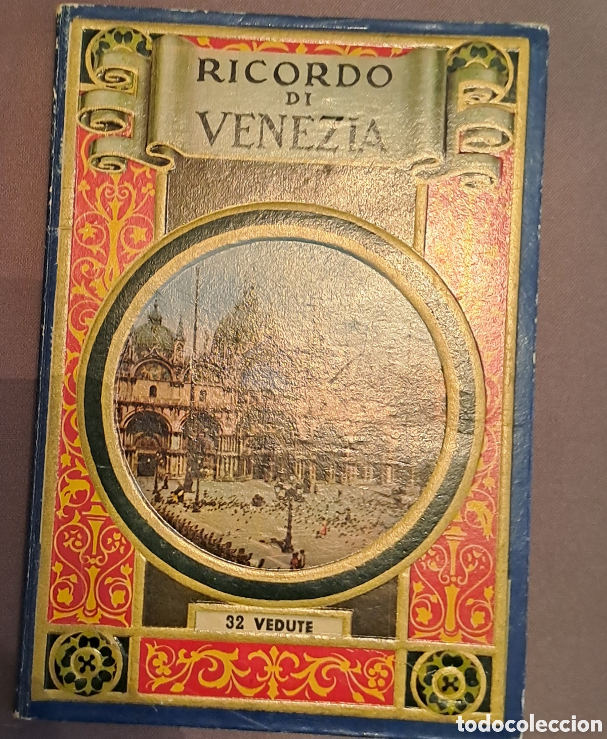Postales: Libro de postales ricordo de venezia desplegable
