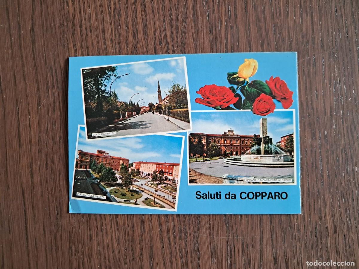 Postales: postal de Italia, diferentes vistas de Copparo, Italia.