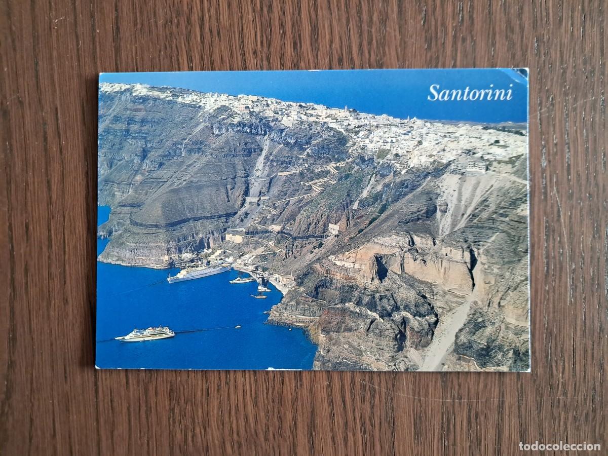 Postales: postal de Grecia, Santorini.