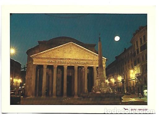 Postales: PIAZZA DEL PANTHEON (NOTTURNO).- ROMA / ITALIA