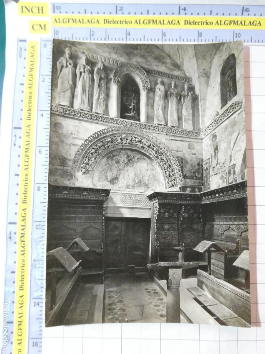 Postales: ANTIGUA POSTAL DE ITALIA. CIVIDALE INTERNO DEL TEMPIETTO DI S. MARIA IN VALLE. 2895
