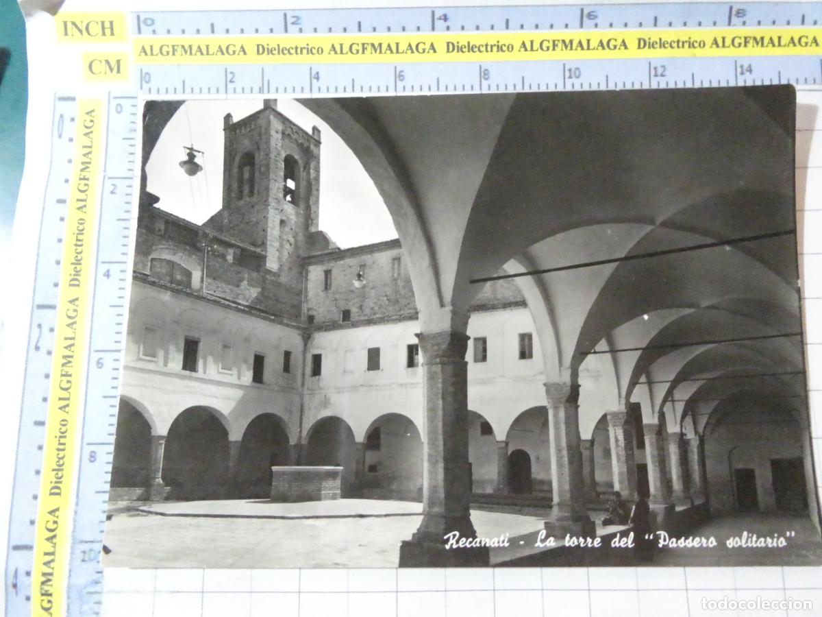Postales: ANTIGUA POSTAL DE ITALIA. RECANATI LA TORRE DEL PASSERO SOLITARIO. 2897
