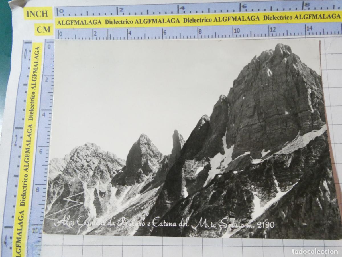 Postales: ANTIGUA POSTAL DE ITALIA. ALPES. ALPI CARNICHE DA PAULARO E CATENA DEL M. SERNIO. 2905
