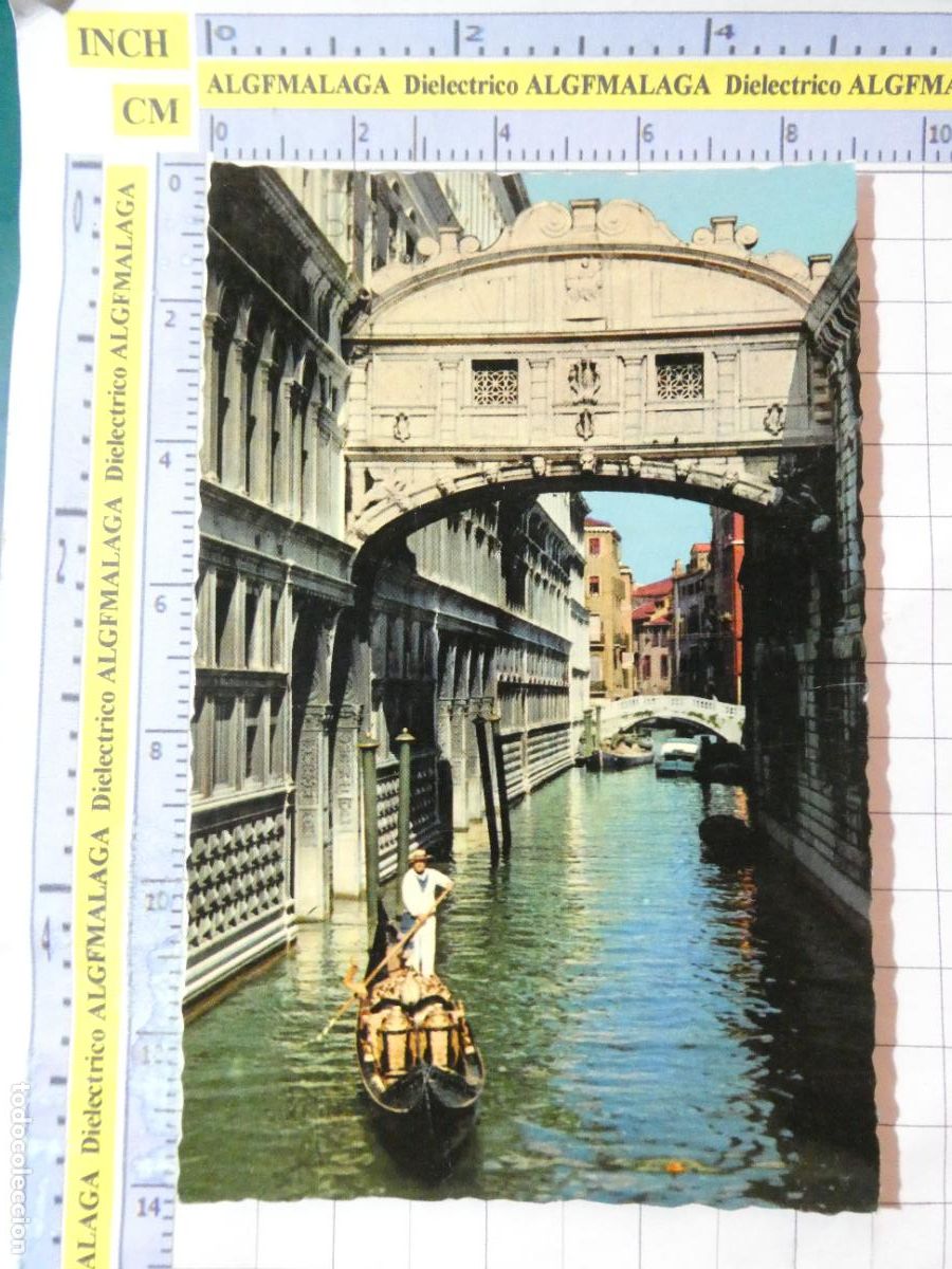 Postales: ANTIGUA POSTAL DE ITALIA. VENECIA VENEZIA PUENTE DE LOS SUSPIROS. 2910