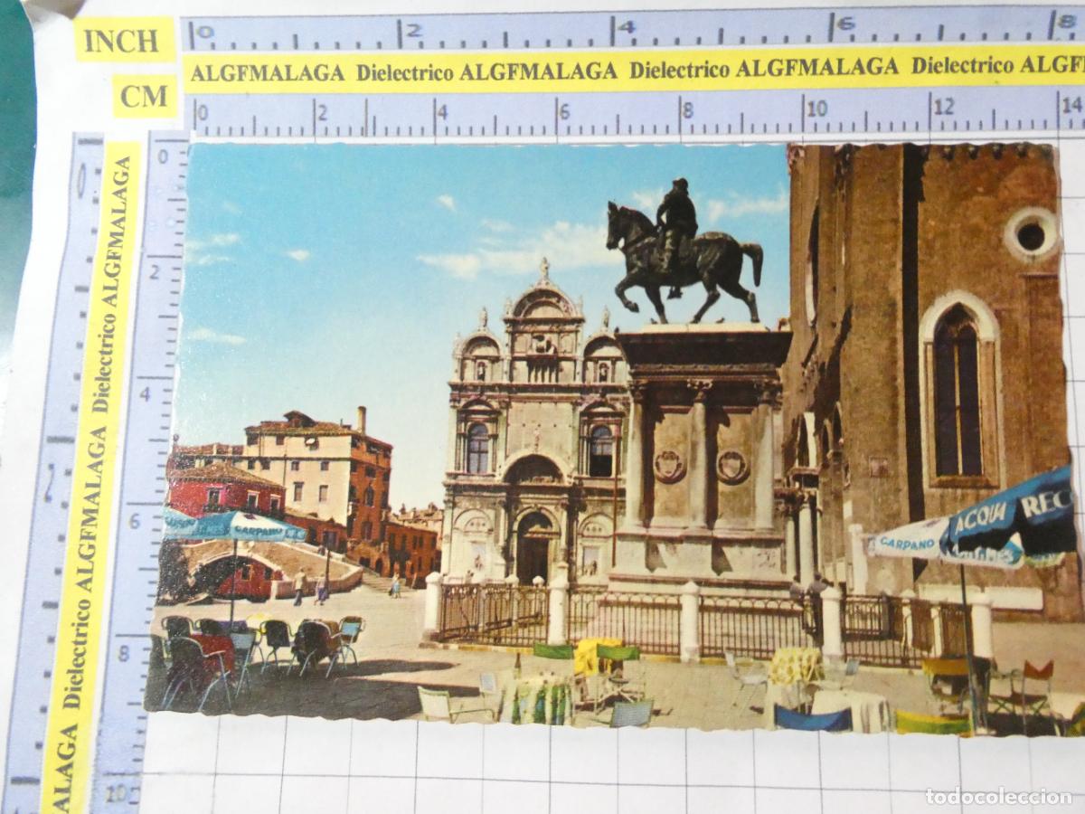 Postales: ANTIGUA POSTAL DE ITALIA. VENECIA VENEZIA MONUMENTO AL COLLEONI. 2913