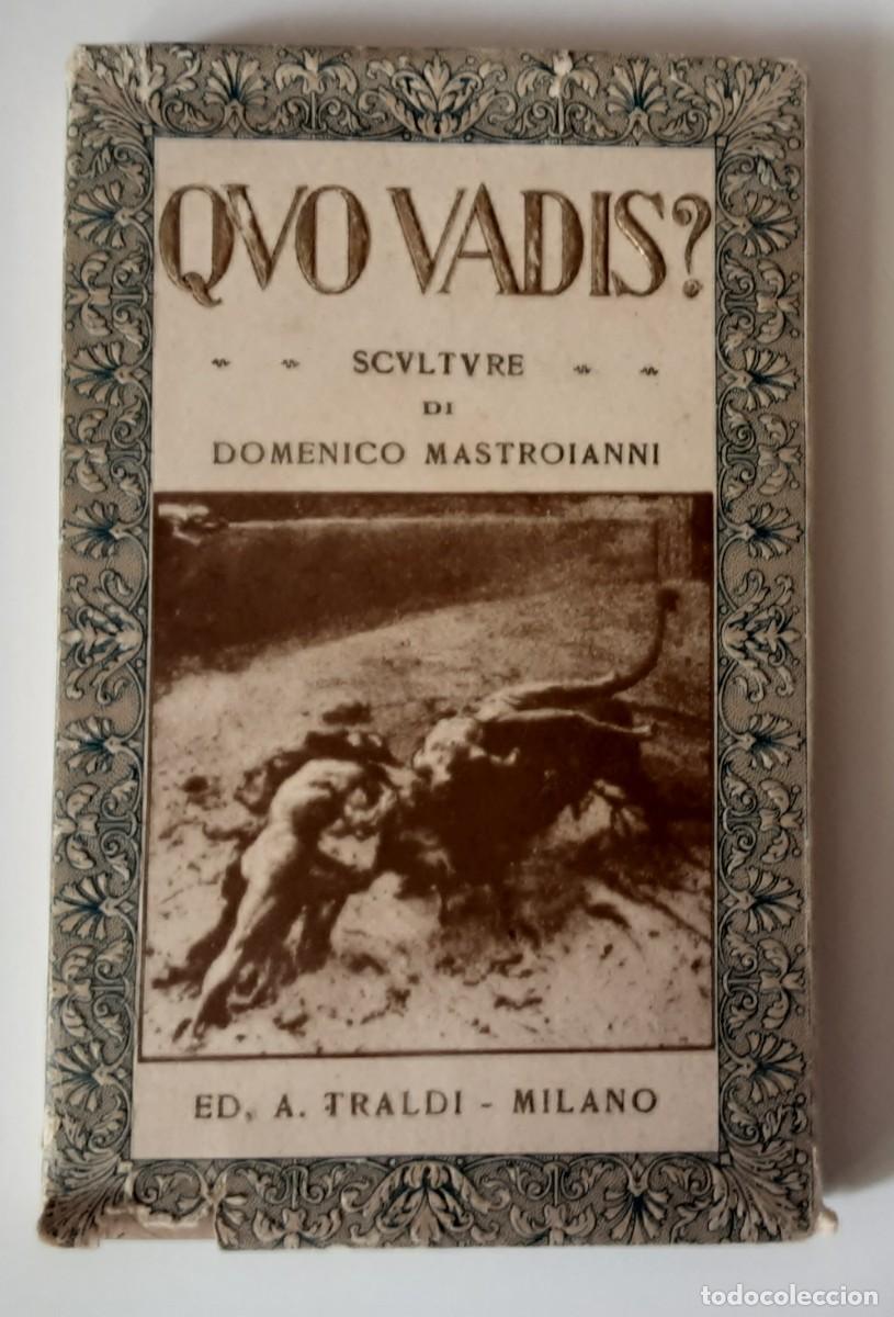 Postales: QUO VADIS, SERIE COMPLETA DE 30 POSTALES DE LAS ESCULTURAS DE DOMENICO MASTROIANNI.