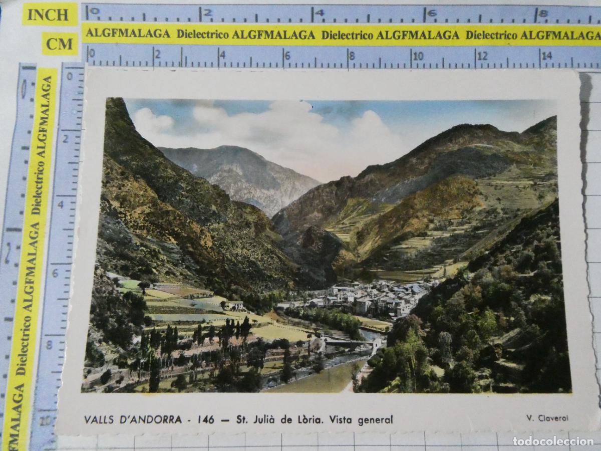 Postales: POSTAL DE ANDORRA. ST JULIA DE LORIA VISTA GENERAL. 146 CLAVEROL. 2938