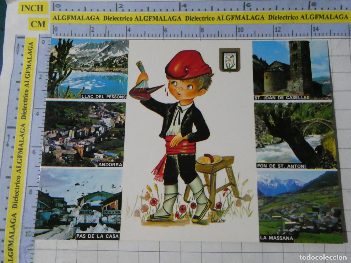 Postales: POSTAL DE ANDORRA. A&Ntilde;O 1973 PAS DE LA CASA, ST JOAN DE CASELLES, LA MASSANA, PON ST ANTONI. 2944