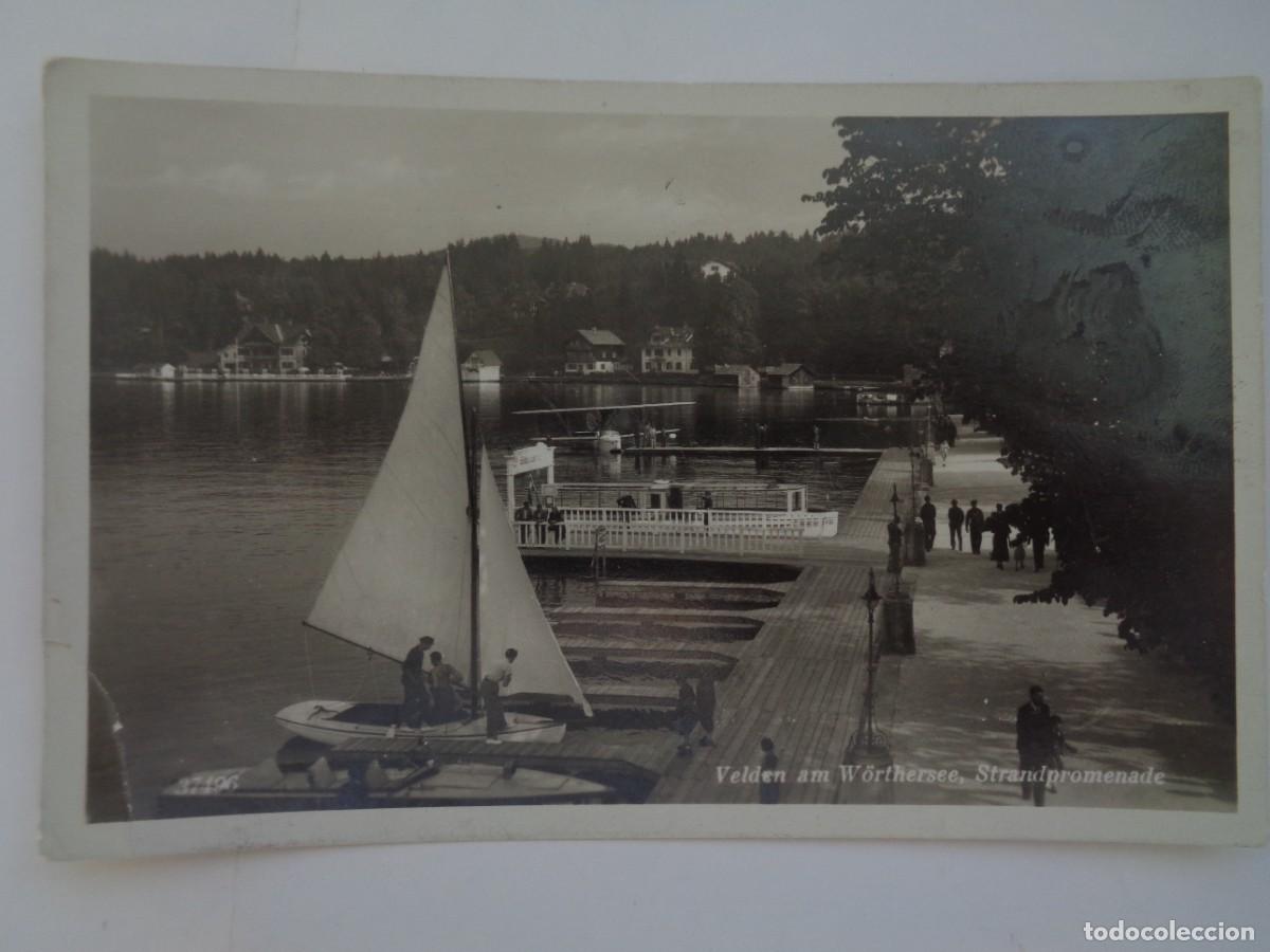 Postales: POSTAL DE VELDEN AM W&Ouml;RTHERSEE ( AUSTRIA ): PASEO MARITIMO . A&Ntilde;OS 50