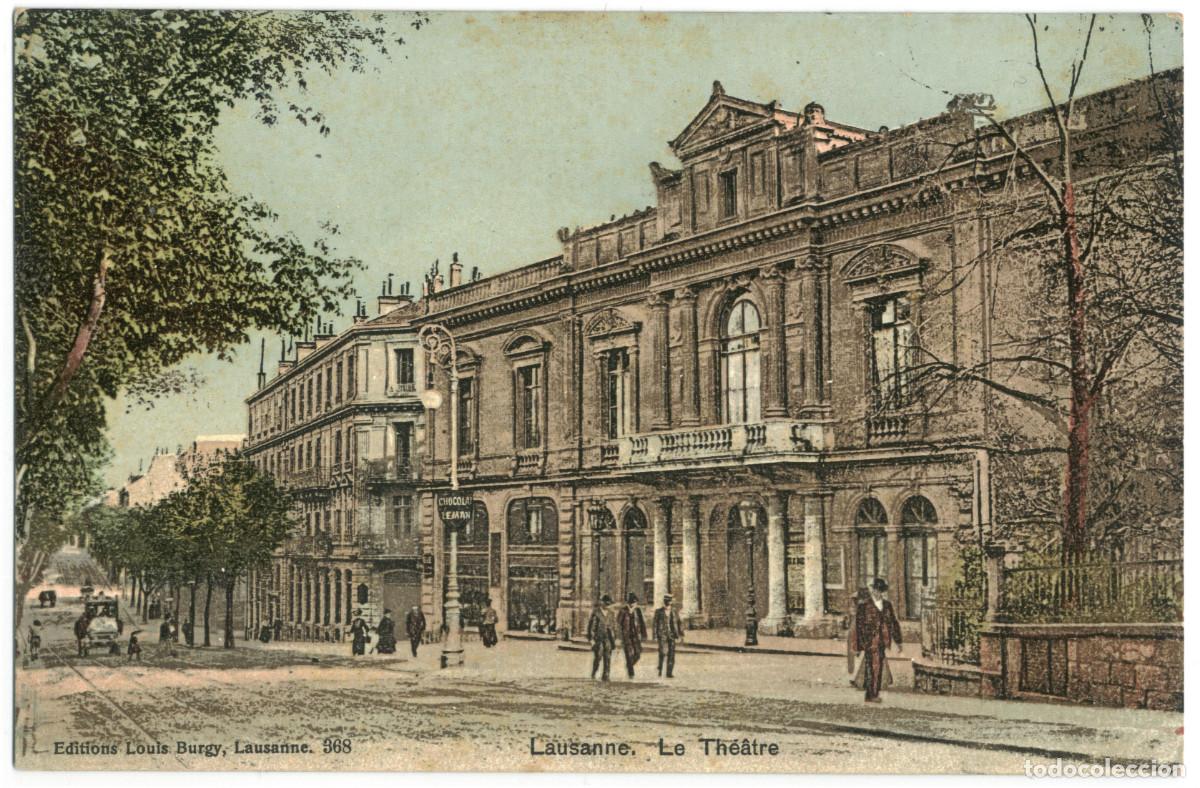 Postales: LAUSANNE_Th&eacute;&acirc;tre_Louis Burgy; 368 / Teatros Suiza