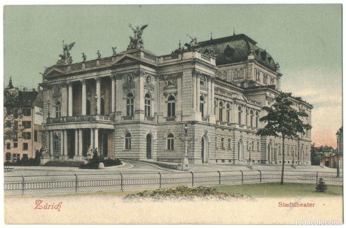 Postales: Z&Uuml;RICH_Stadttheater_H. Guggenheim; 6840 / Teatros Suiza