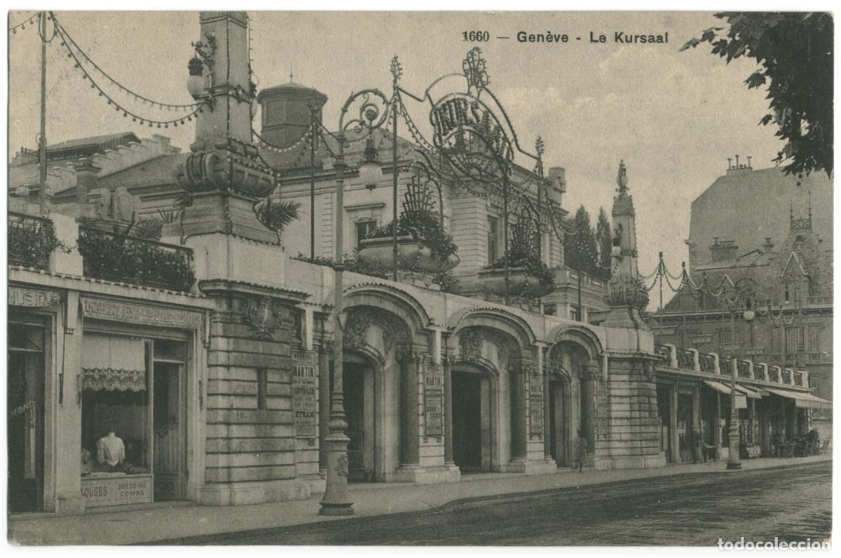 Postales: GEN&Egrave;VE_Kursaal_Phototypie Co; 1660 / Teatros Suiza
