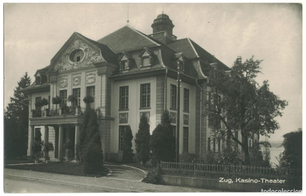 Postales: ZUG_Kasino Theater_H. Grau; 292 / Teatros Suiza