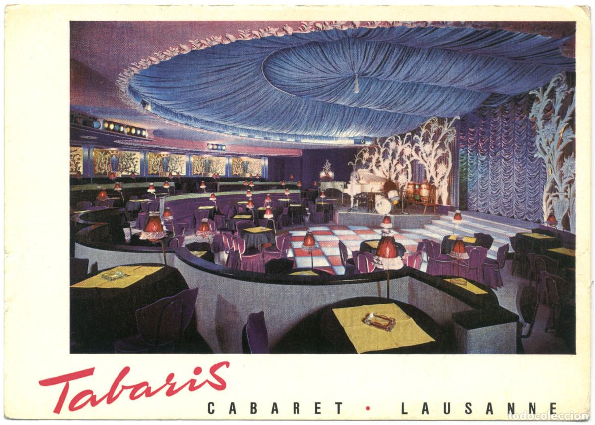 Postales: LAUSANNE. Tabaris Cabaret / Teatros Suiza