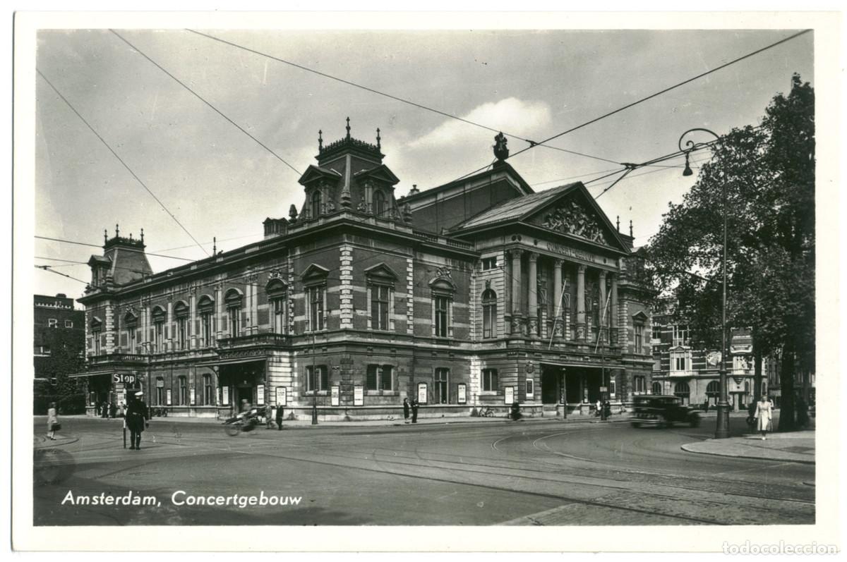 Postales: AMSTERDAM_Concertgebouw_M. van Gelderen & Zoon; 77 / Teatros Netherlands