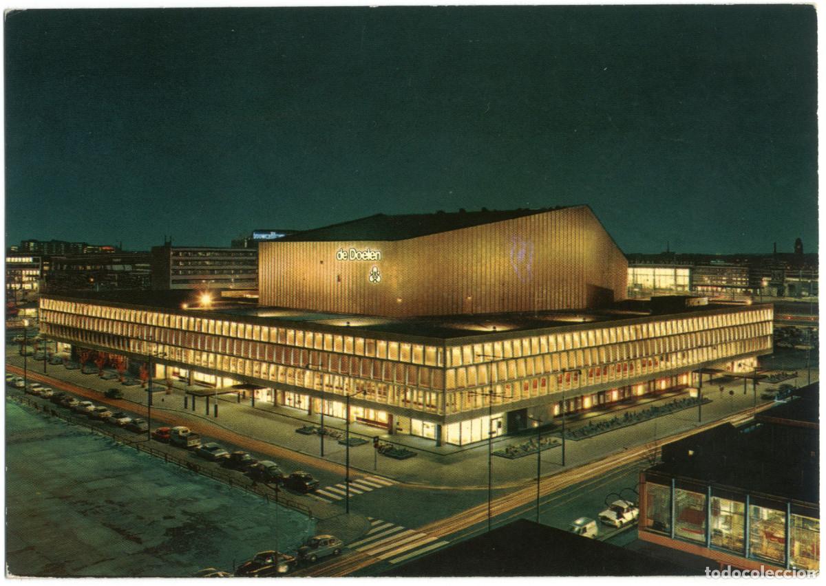 Postales: ROTTERDAM_De Doelen. Rotterdams Muziektempel in floodlight_C. J. Smout / Teatros Netherlands